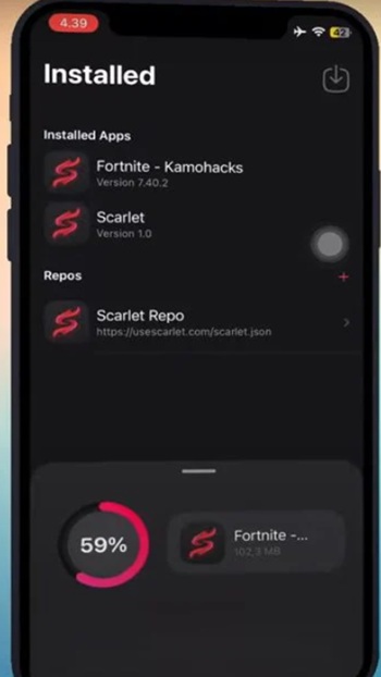 scarlet ios apk gratis
